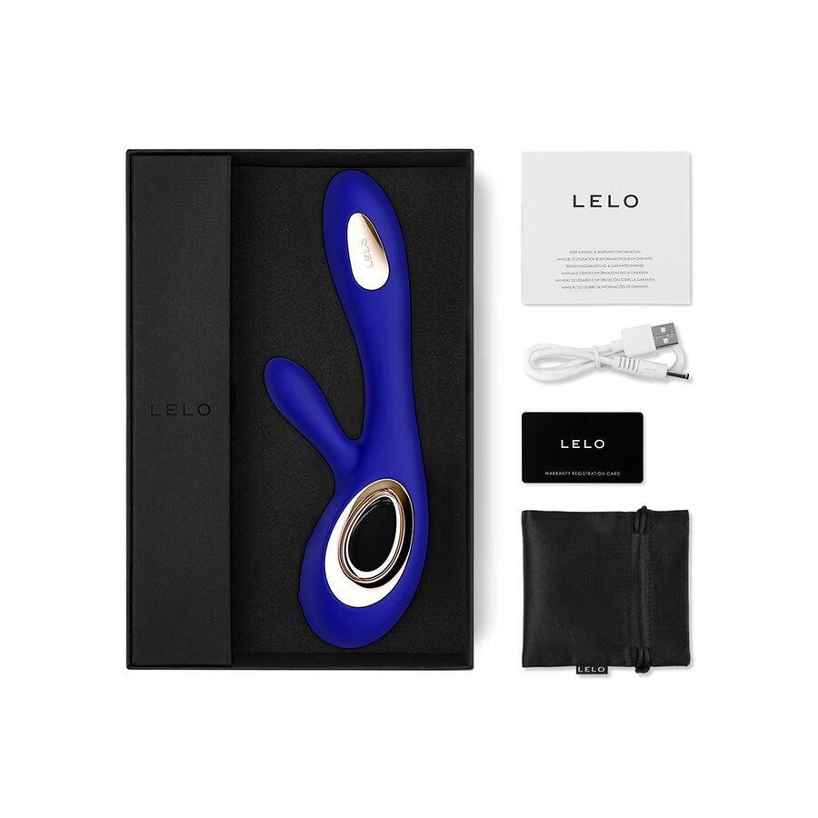 LELO - VIBRADOR CONEJO SORAYA WAVE MIDNIGHT BLUE
