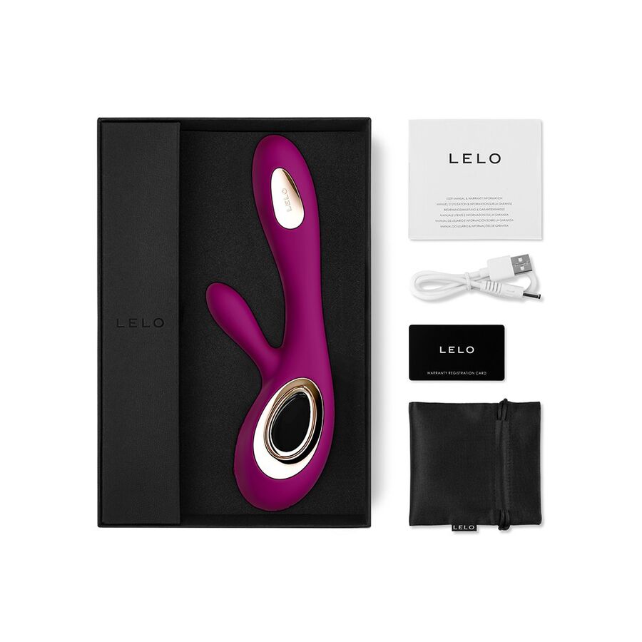 LELO - VIBRADOR SORAYA WAVE RABBIT ROSA OSCURO