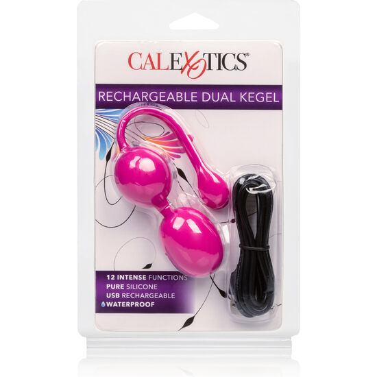 CALEXOTICS - RECHARGEABLE DOUBLE KEGEL PINK