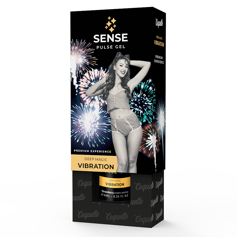 COQUETTE CHIC DESIRE - GEL VIBRADOR PULSE PREMIUM LIQUIDO FRESA 6ML