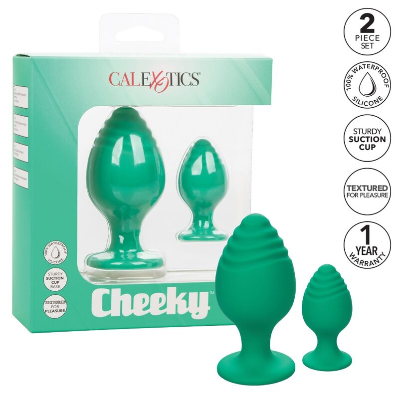 CALEXOTICS - TAPÓN ANAL VERDE CHEEKY