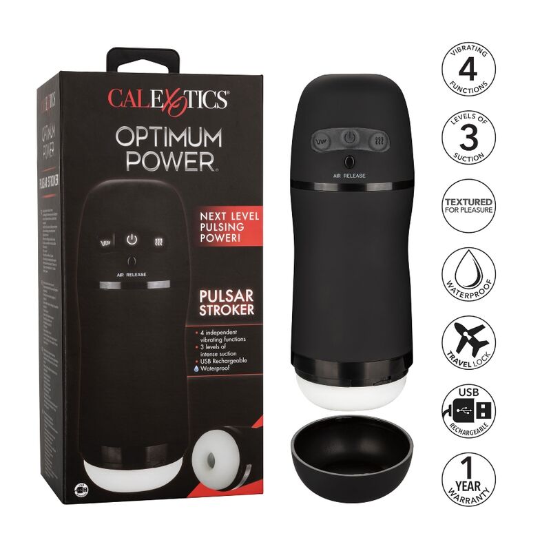 CALEXOTICS - MÁQUINA DE APOYO ÓPTIMO CON VIBRACIÓN Y FUNCIONES DE JUGO