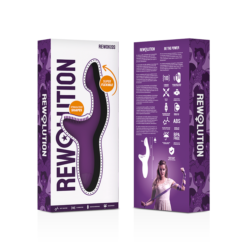 REWOLUTION - VIBRADOR DE PUNTA REWOKISS PARA ESTIMULADOR