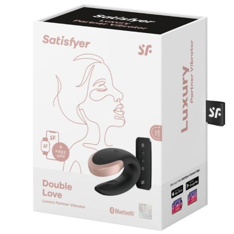 Vibrador Casal com App Double Love Luxury – Satisfyer