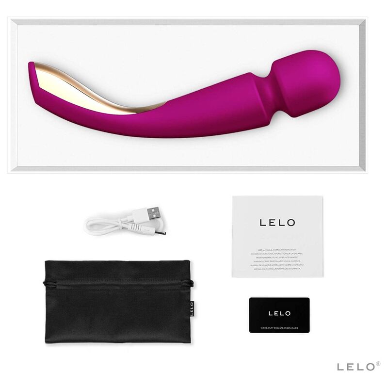 LELO - MASAJEADOR SMART WAND MEDIUM 2 DEEP ROSE