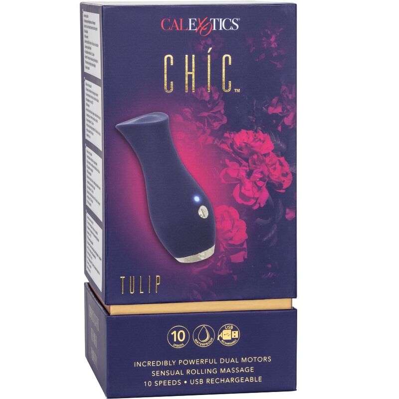 CALEXOTICS - MASAJEADOR CHIC TULIPÁN AZUL