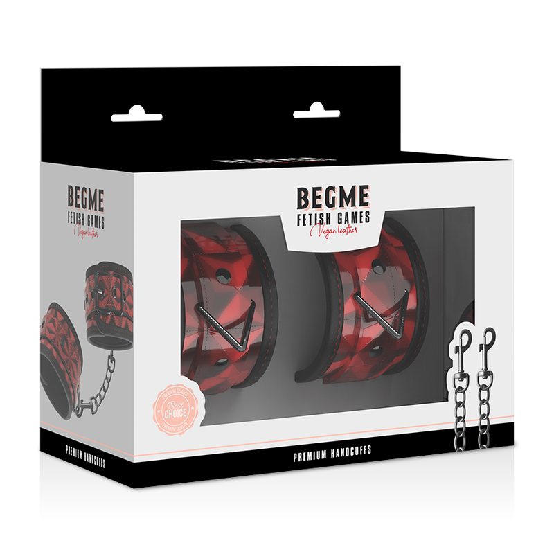 ESPOSAS BEGME EDICIÓN ROJA PREMIUM CON FORRO DE NEOPRENO