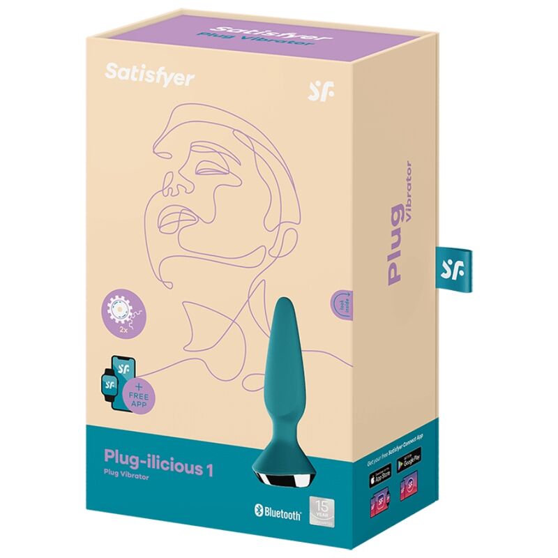 SATISFYER - ILICIOUS PLUG VIBRATOR 2 GREEN PLUG