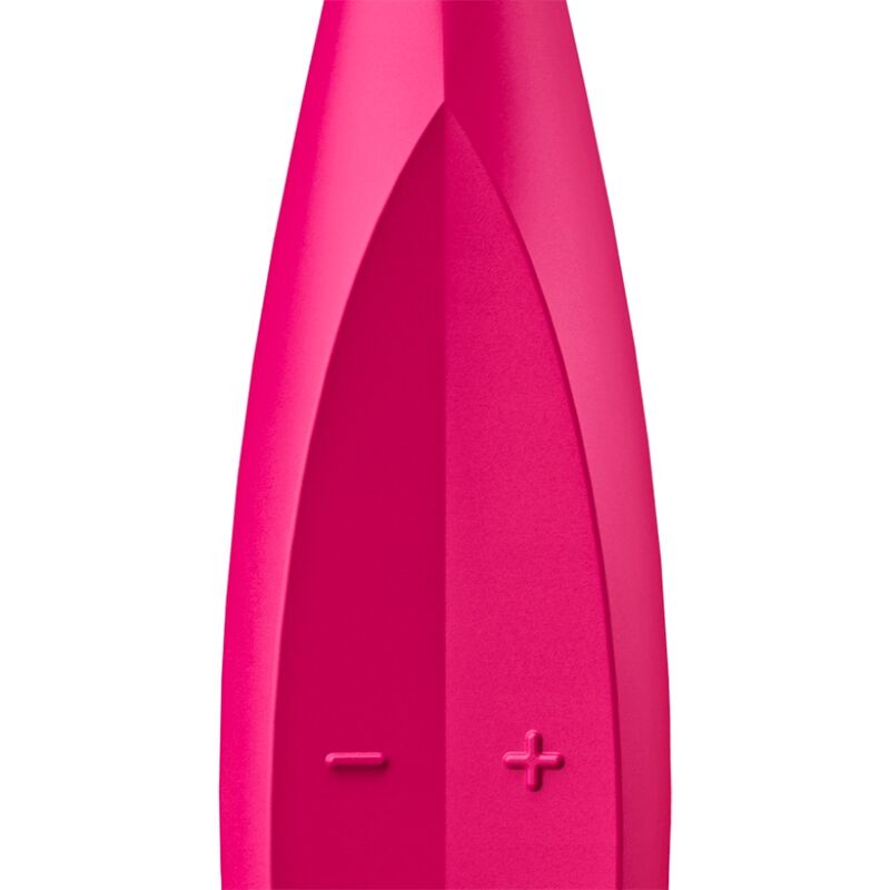 SATISFYER - VIBRADOR CON PUNTA GIRATORIA DIVERTIDA ROSA