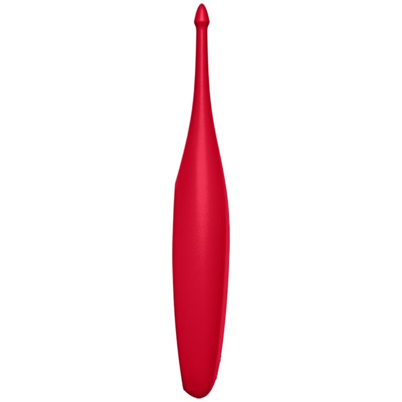 SATISFYER - VIBRADOR CON PUNTA GIRATORIA DIVERTIDA DE COLOR ROJO