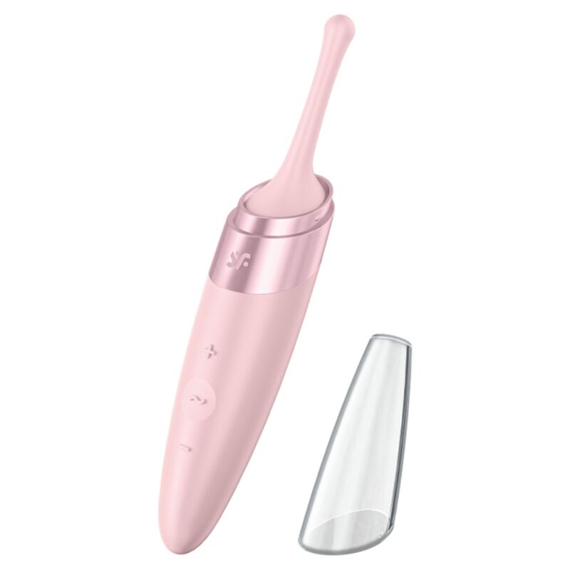 SATISFYER - TWIRLING DELIGHT CLITORAL STIMULATOR PINK
