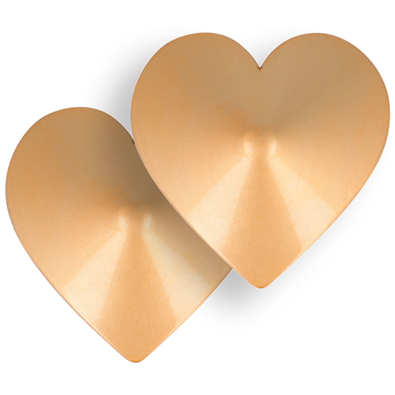 COQUETTE CHIC DESIRE - COBERTURA PARA LOS PIES CON CORAZONES DORADOS