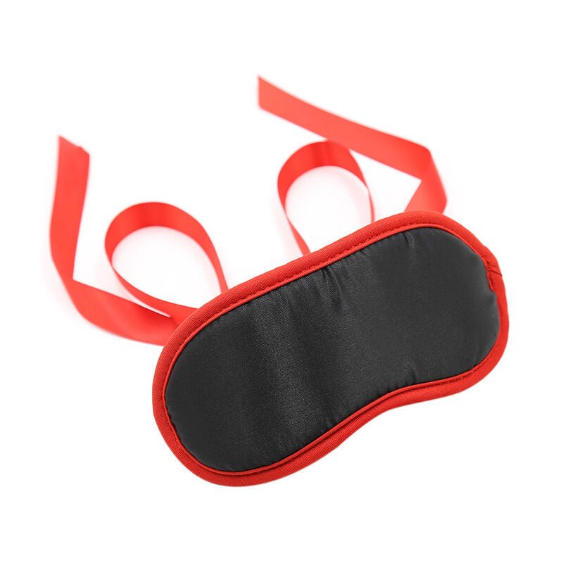 OHMAMA - FETICHE NEGRO CON BORDES ROJOS