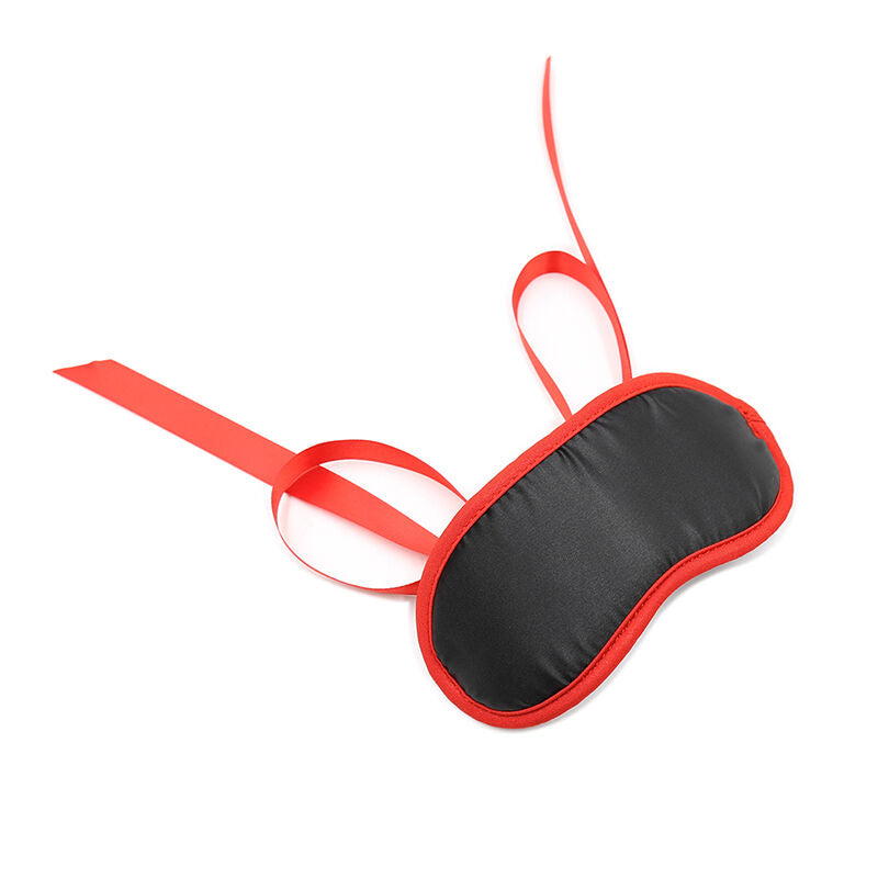 OHMAMA - FETICHE NEGRO CON BORDES ROJOS