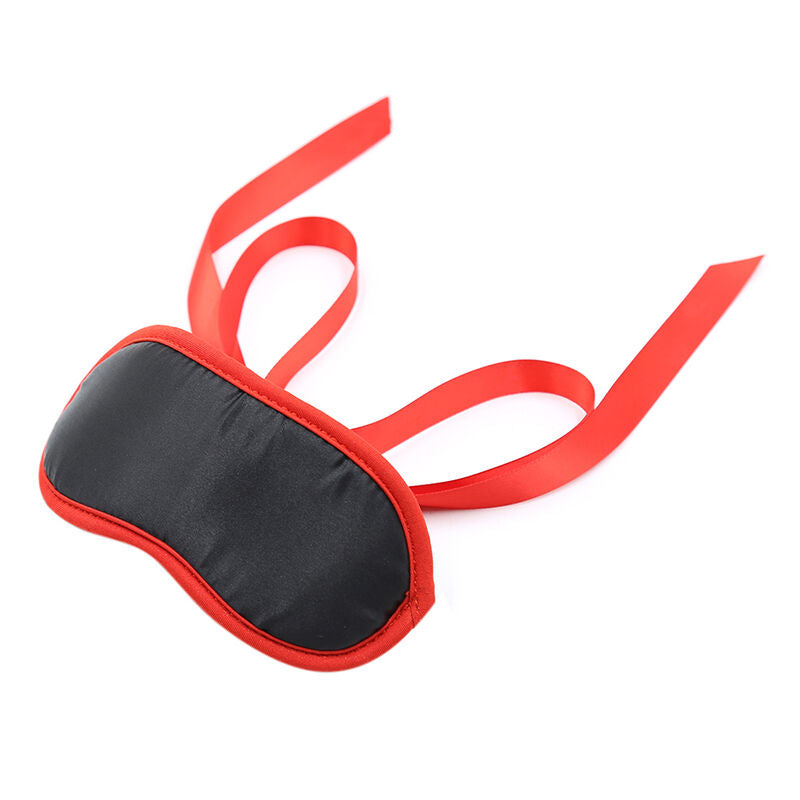 OHMAMA - FETICHE NEGRO CON BORDES ROJOS
