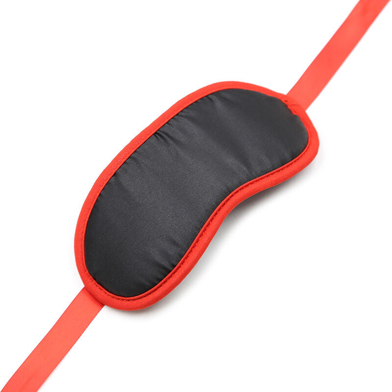 OHMAMA - FETICHE NEGRO CON BORDES ROJOS