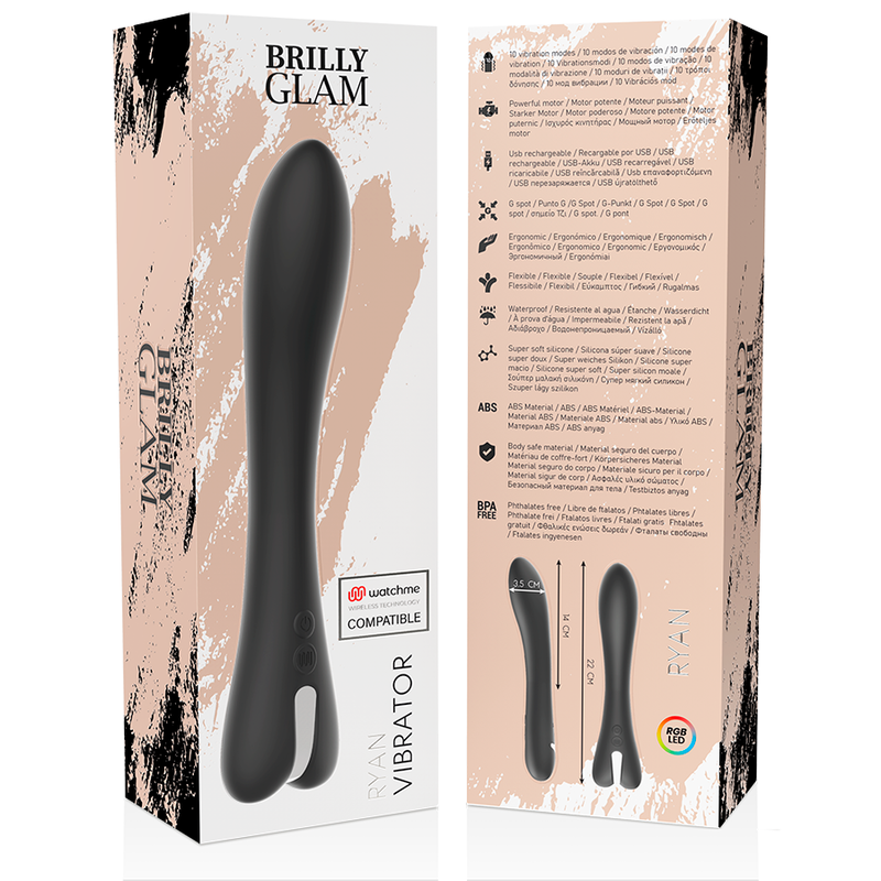 BRILLY GLAM - RYAN VIBRADOR WATCHME TECNOLOGÍA INALÁMBRICA COMPATIBLE