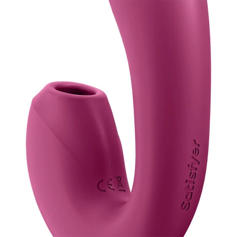 SATISFYER - ESTIMULADOR Y VIBRADOR SUNRAY RED APP