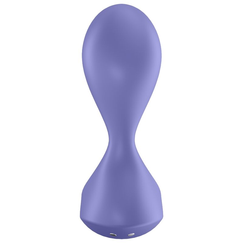 SATISFYER - PLUG VIBRADOR CON APLICACIÓN SWEET SEAL VIOLETA