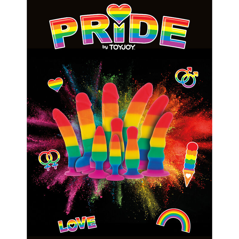 PLUG TWINK BANDERA ORGULLO - LGBT 8,5 CM
