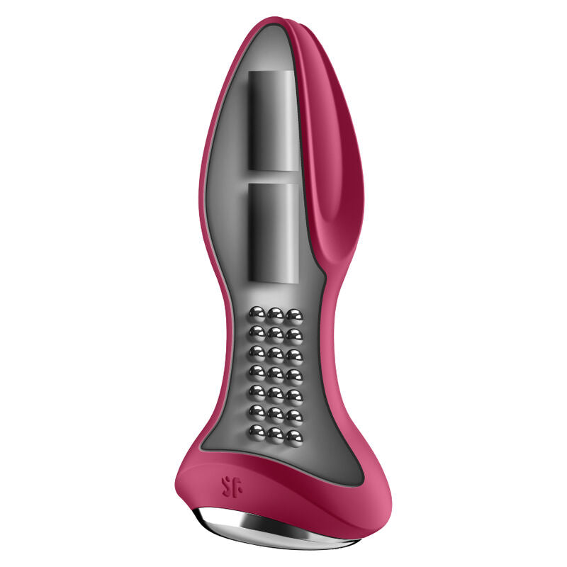 SATISFYER - PLUG ROTATOR 2+ VIBRADOR CON APLICACIÓN NEGRO