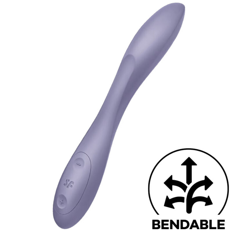 SATISFYER - VIBRADOR MULTIUSOS PUNTO G FLEX 2 MORADO
