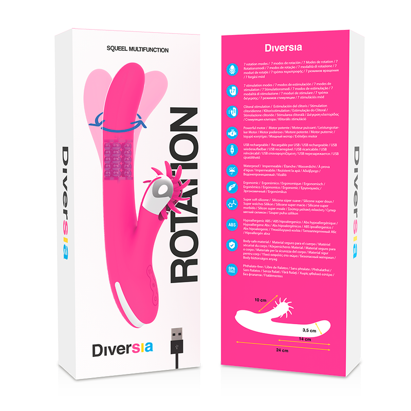 DIVERSIÓN - ROTACIÓN DE CONEJO 24 CM