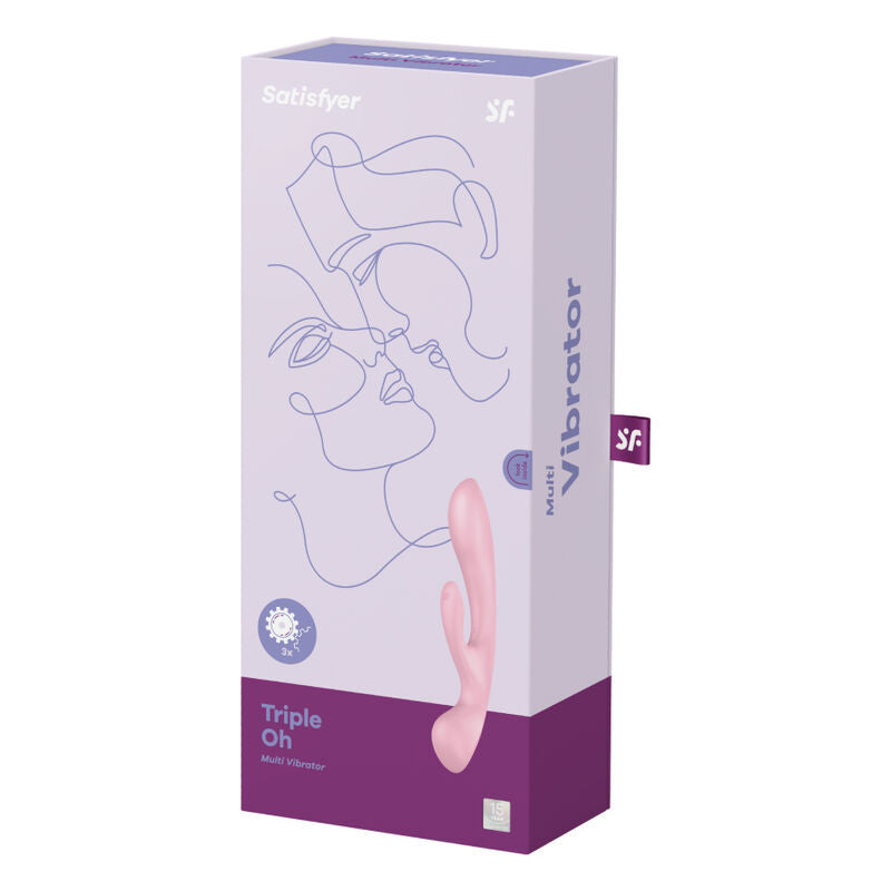 SATISFYER - TRIPLE HYBRID VIBRATION OH PINK