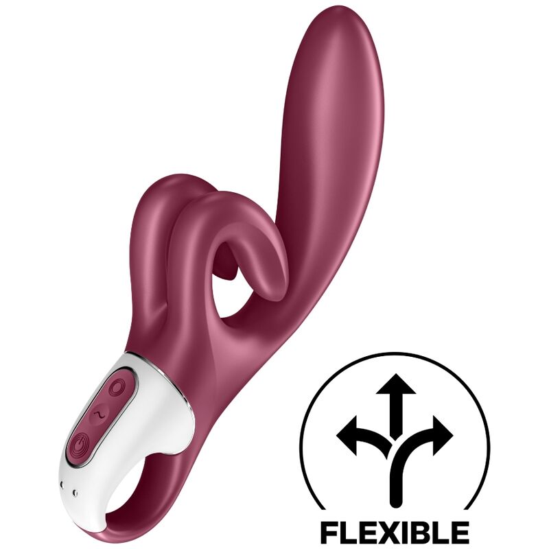 SATISFYER - CONEJO VIBRADOR TOUCH ME ROJO