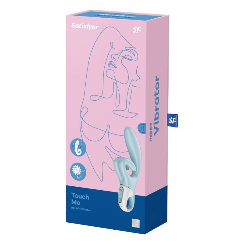 SATISFYER - TOUCH ME RED VIBRATING RABBIT