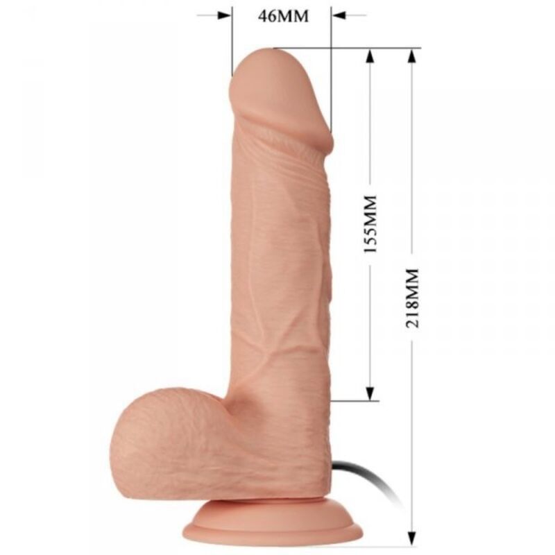 PROM - PRETTY LOVE ENCOUNTER VIBRAO BAHAMUT 21.8 CM NATURAL