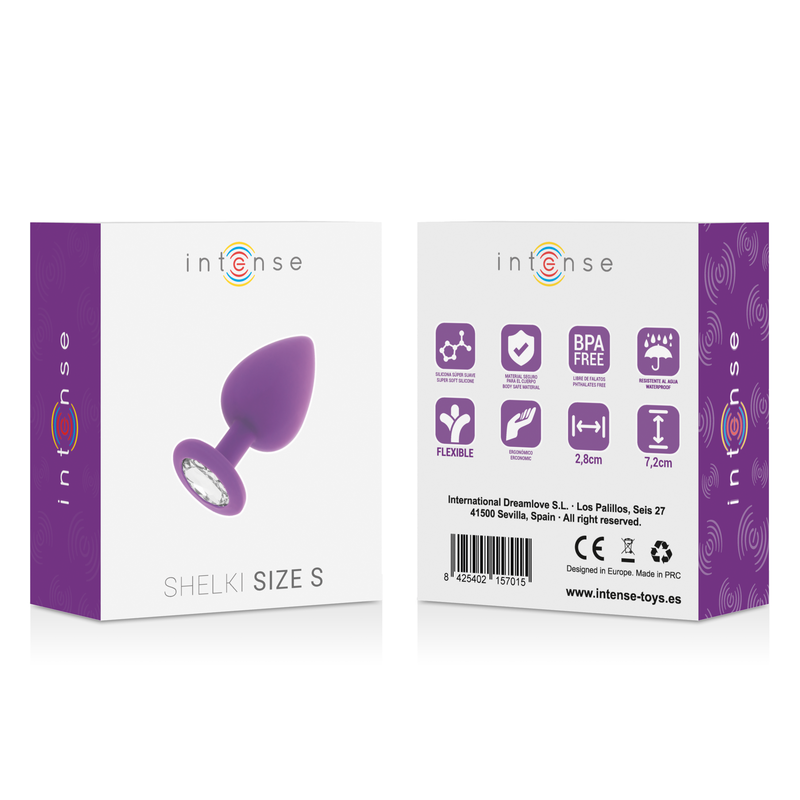 INTENSO - PLUG ANAL SHELKI PÚRPURA