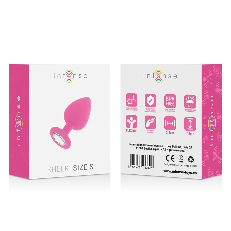 INTENSE - SHELKI S ANAL PLUG FUCHSIA