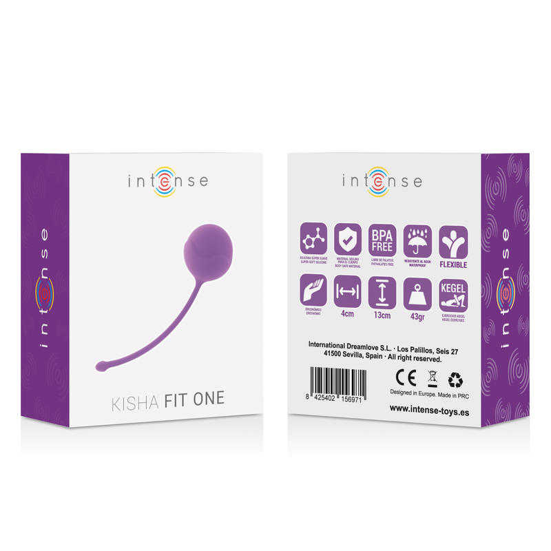 INTENSO - KISHA FIT ONE SILICONE KEGEL PÚRPURA