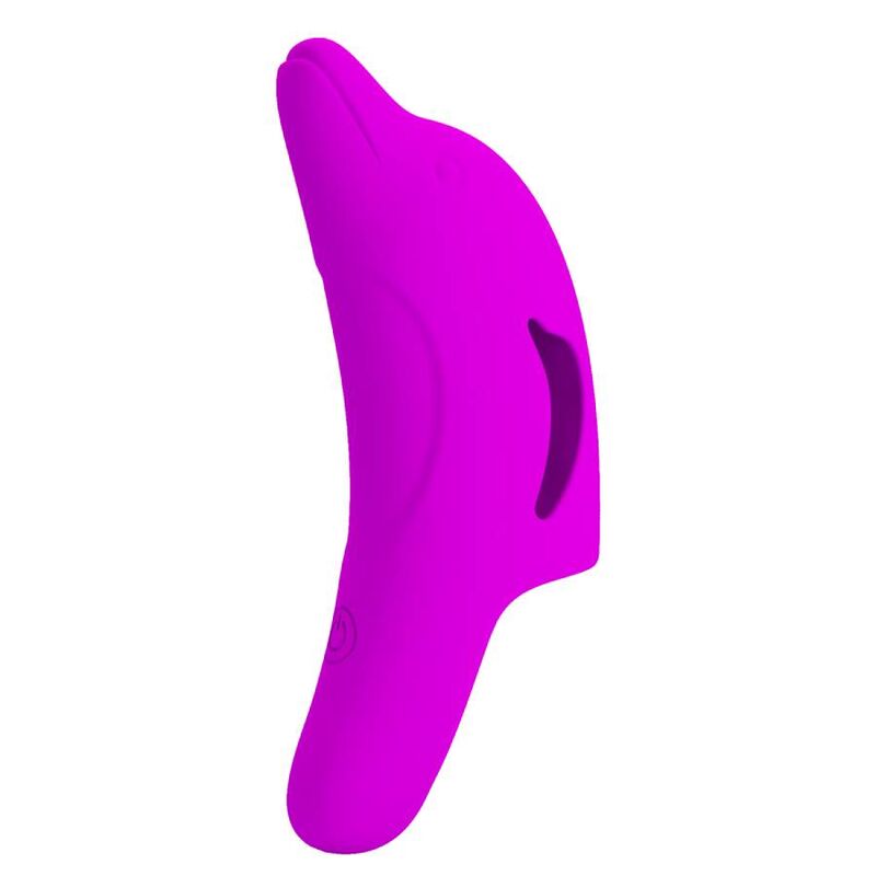 ESTIMULADOR DE DEDO ROXO DELPHINI PODEROSO