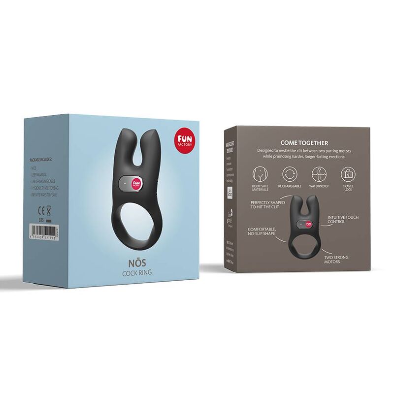 FUN FACTORY - VIBRATING COCK RING IN BLACK