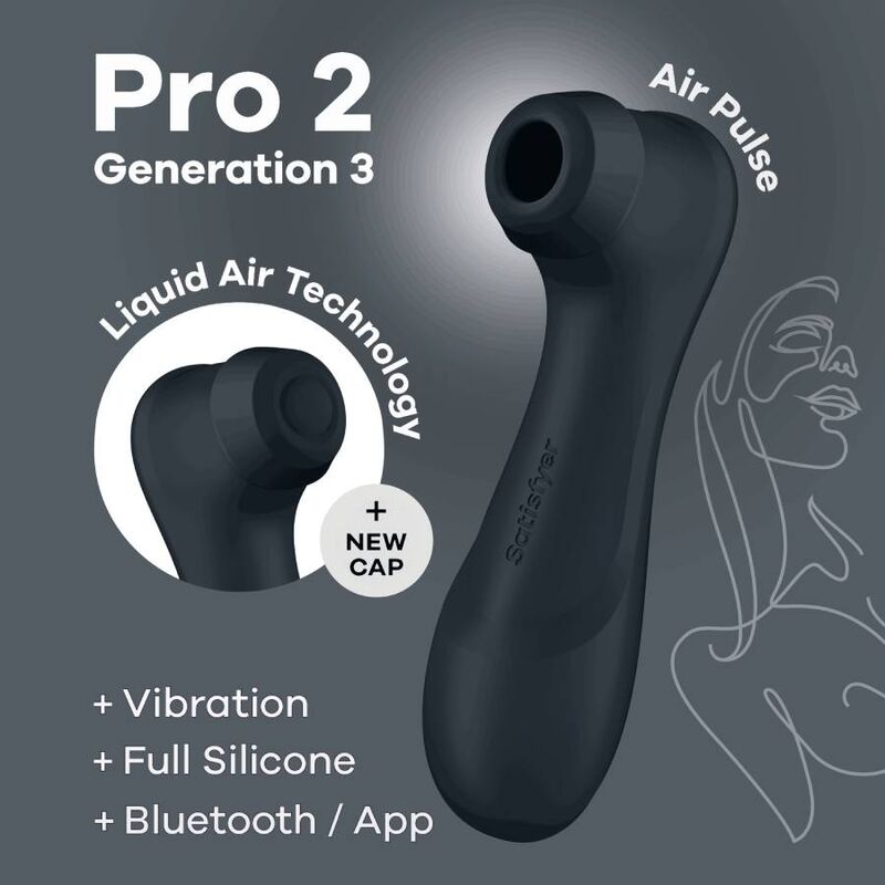 SATISFYER - PRO 2 GEN 3 VINO TINTO BLUETOOTH Y APLICACIÓN