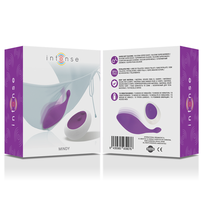 INTENSO - BRAGUITA MENTAL PÚRPURA CONTROL REMOTO