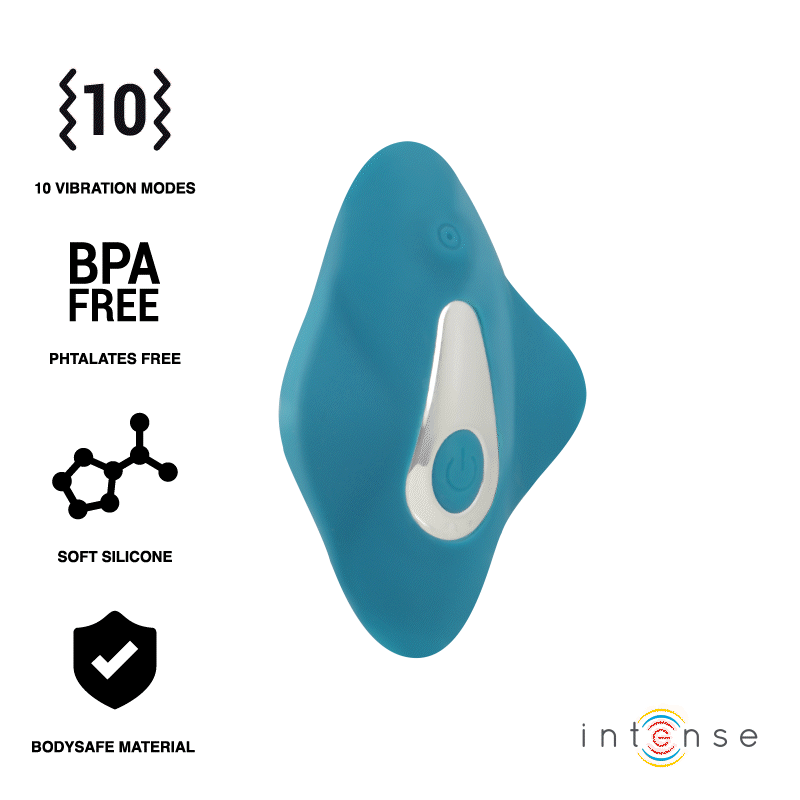 INTENSO - SAMANTHA PANTIE CONTROL REMOTO AZUL