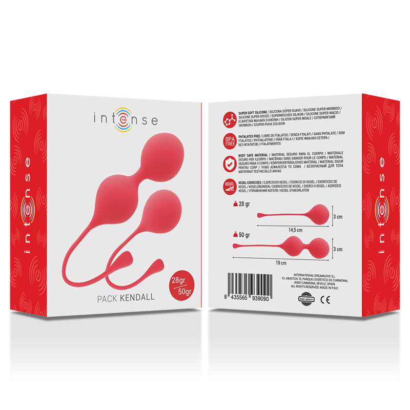 PAQUETE DE BOLAS KEGEL INTENSE - KENDALL ROJAS