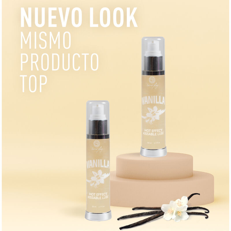 SECRETPLAY - LUBRICANTE EFECTO CALOR 2-1 VAINILLA 50 ML
