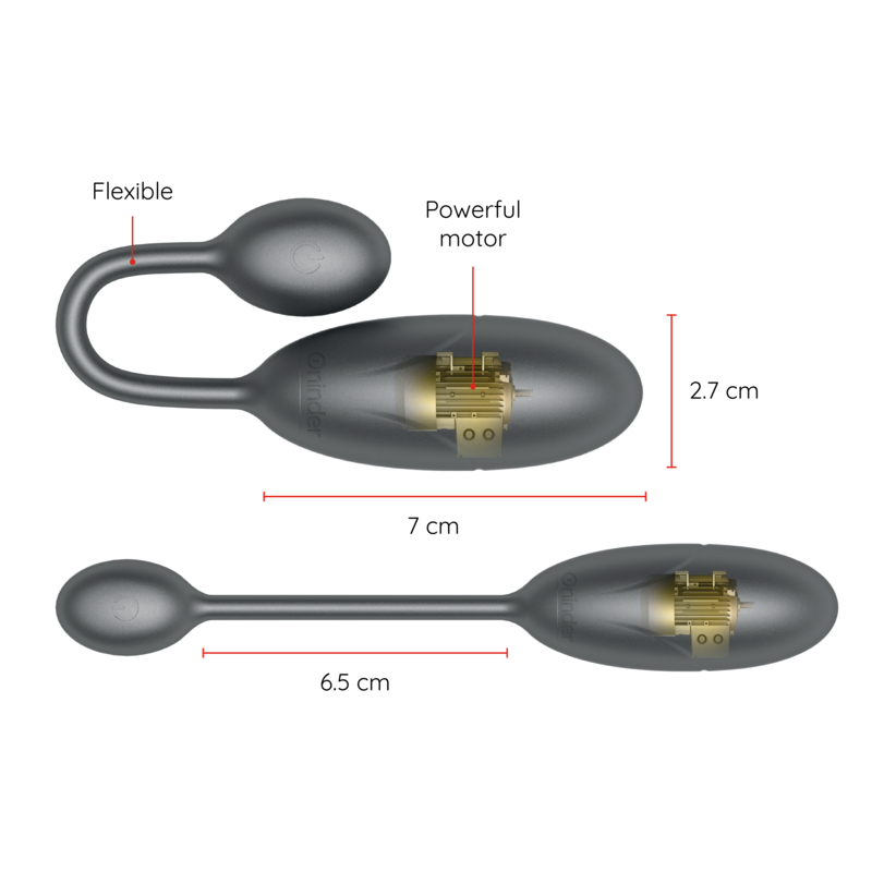 ONINDER - HUEVO VIBRADOR DENVER ROSA 7 X 2,7 CM APLICACIÓN GRATUITA