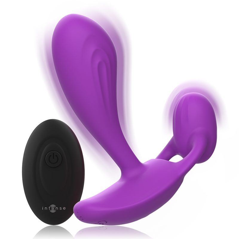 INTENSO - PLUG ANAL CON CONTROL REMOTO SHELLY PURPLE