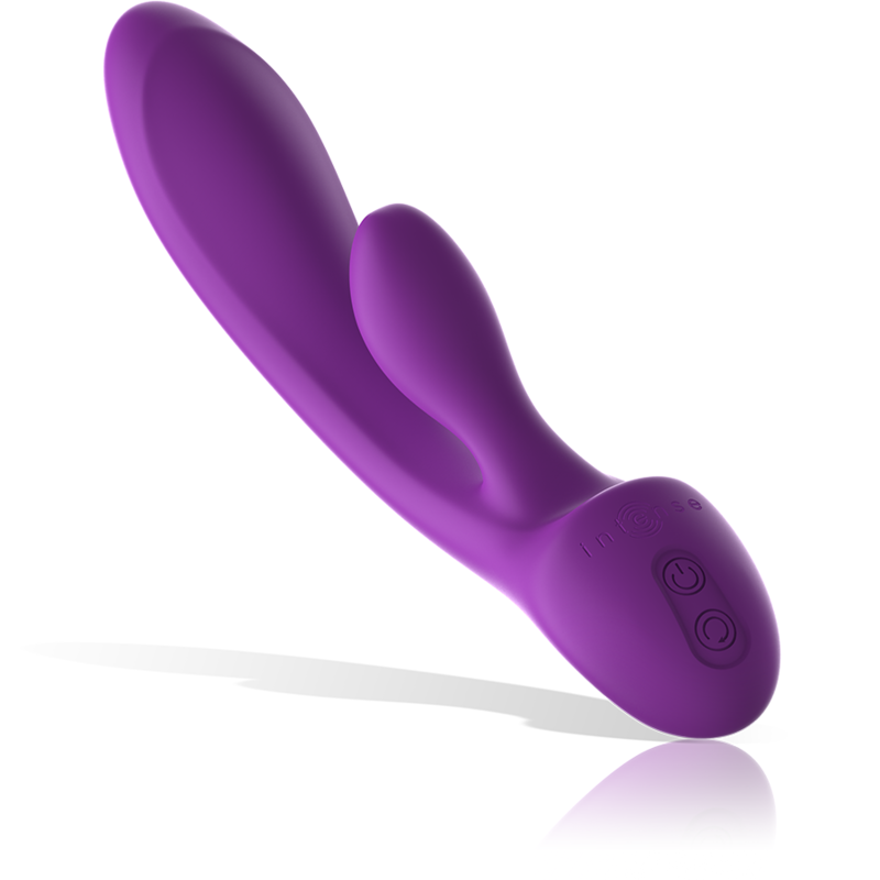 INTENSE - LUIGI RABBIT PURPLE LIQUID SILICONE VIBRATOR