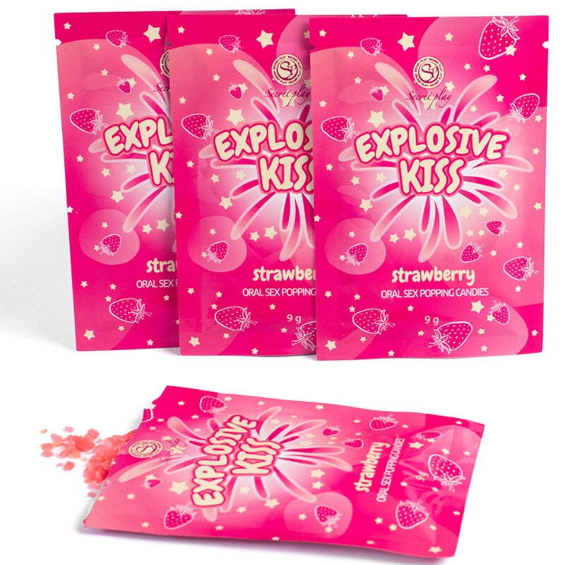 SECRETPLAY - CARAMELOS DE FRESA EXPLOSIVOS