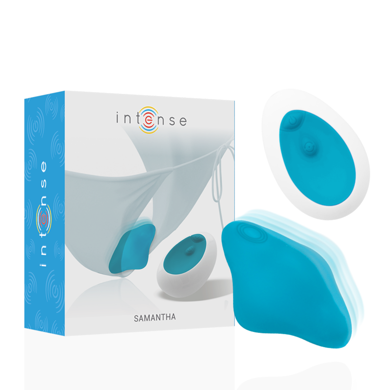 INTENSO - SAMANTHA PANTIE CONTROL REMOTO AZUL