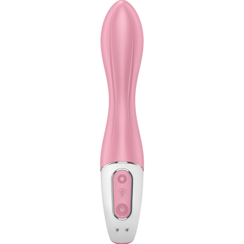 SATISFYER - VIBRADOR CON BOMBA DE AIRE 2 COLOR ROSA