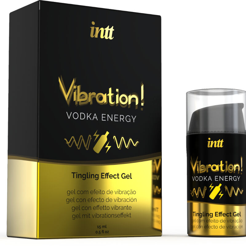 INTT - POTENTE GEL VIBRANTE ESTIMULANTE ÍNTIMO VODKA LÍQUIDO 15ML