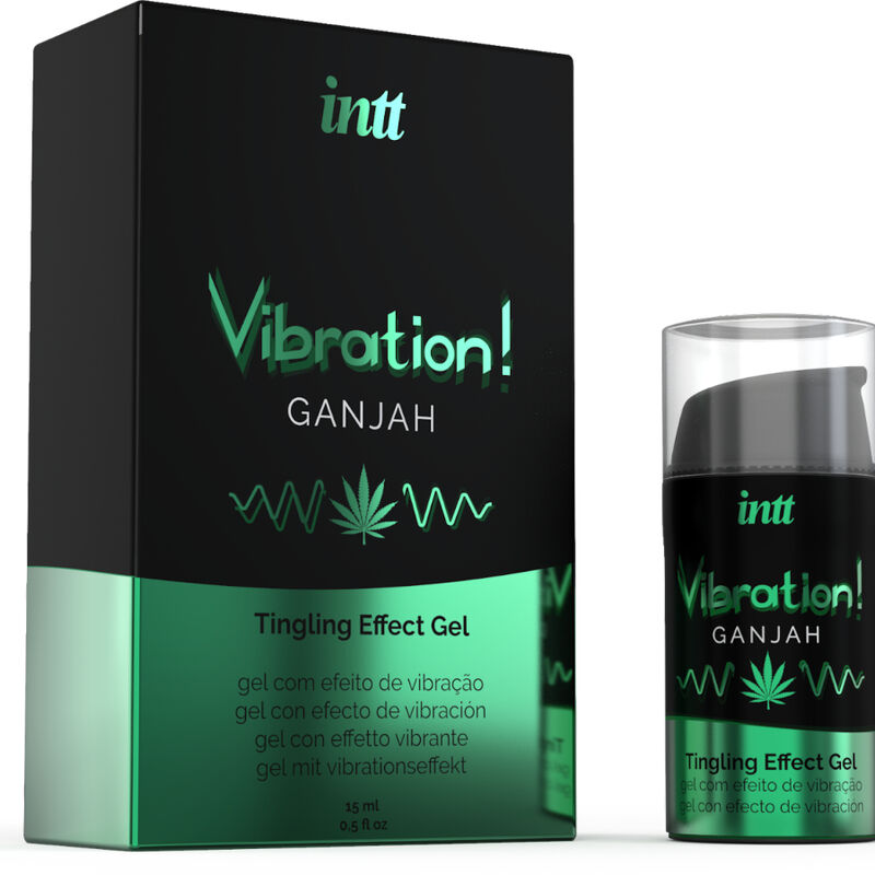 INTT - POTENTE ESTIMULANTE ÍNTIMO LÍQUIDO GEL VIBRADOR DE CANNABIS 15ML