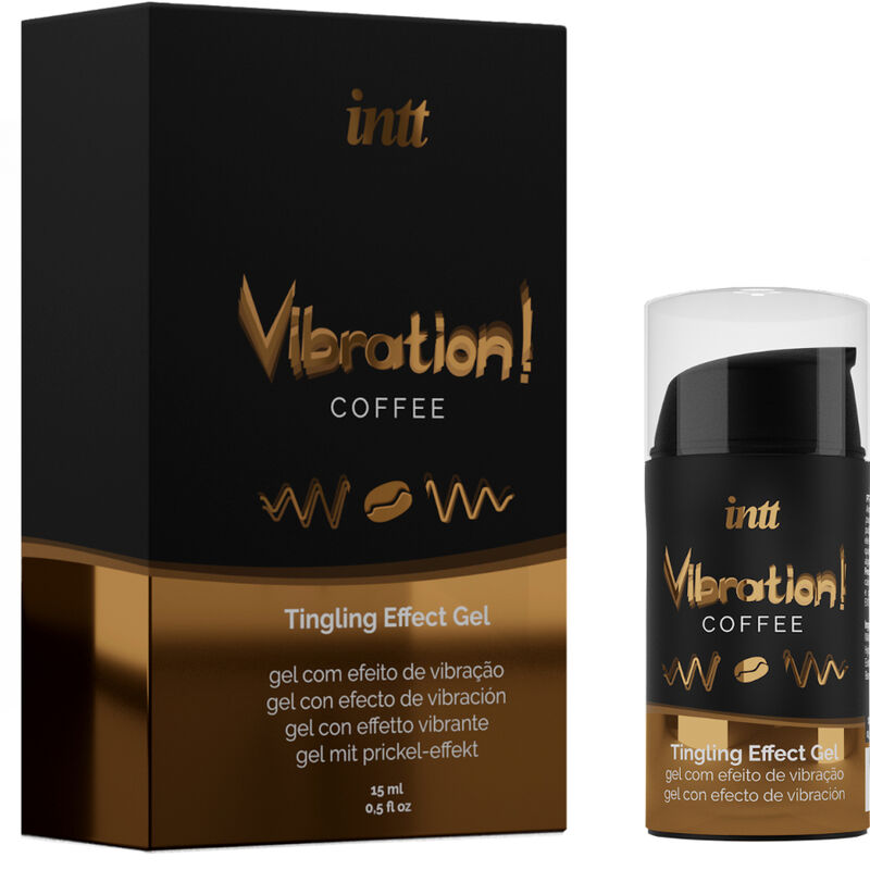 INTT - POTENTE GEL LIQUIDO VIBRADOR INTIMO ESTIMULANTE CAFE 15ML